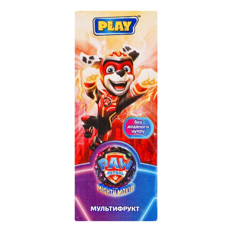 Сік мультифруктовий відновлений, неосвітлений PLAY,Paw Patrol The Movie 200мл